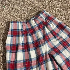 Vintage plaid pants